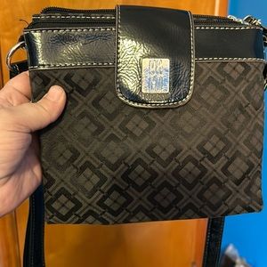 Black and Brown Crossbody Bag
